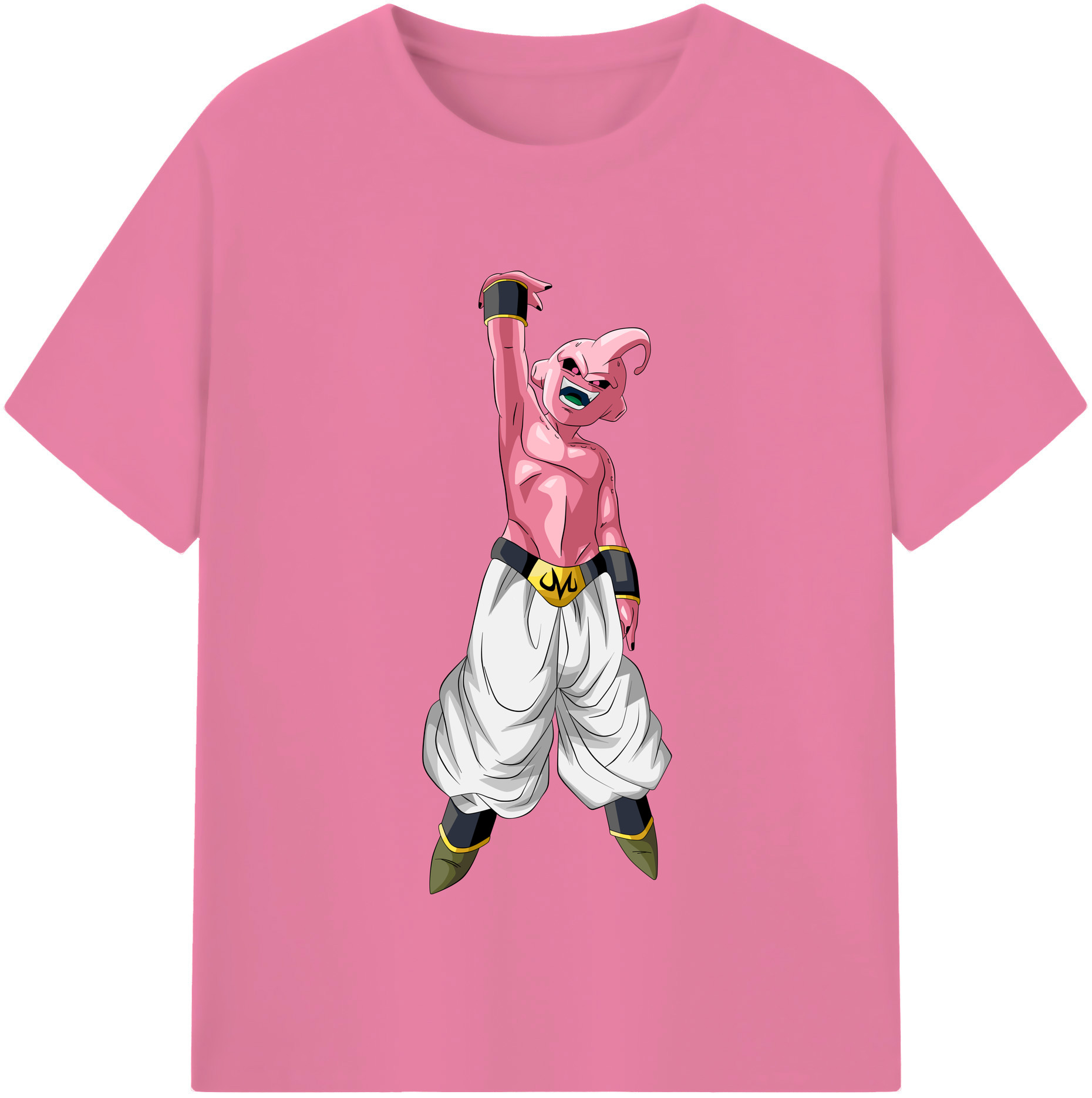 （画像用） ドラゴンボール 魔人ブウ DRAGON BALL Majin Buu 綿100％半袖Tシャツ（フロントプリント）